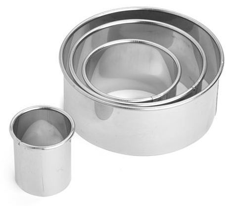 Deep Round Cookie/ Pastry Cutter Set