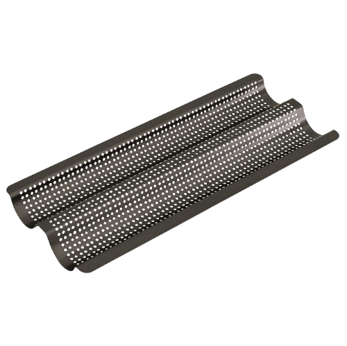 Bakemaster Perfect Crust Non-Stick Baguette Tray - 39cm