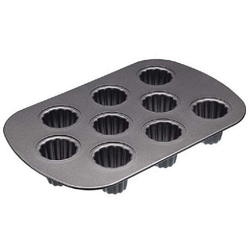 Bakemaster Non-Stick Canele Pan - 9 Cup