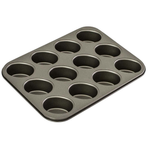 Bakemaster Non-Stick Friand Pan - 12 Cup