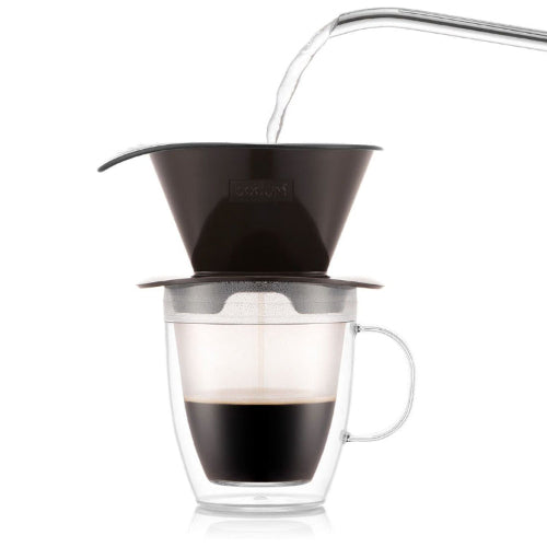 Bodum Pour Over Coffee Dripper and Double Wall Mug – 350ml