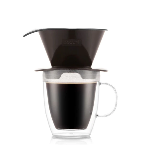 Bodum Pour Over Coffee Dripper and Double Wall Mug – 350ml