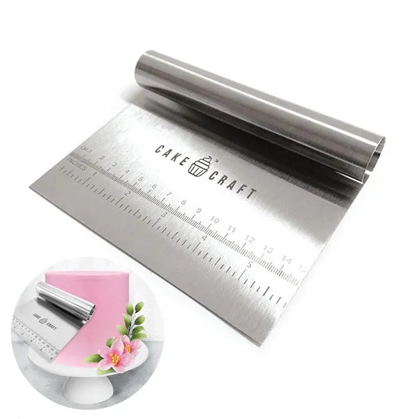 Cake Craft Stainless Steel Scraper – 15cm