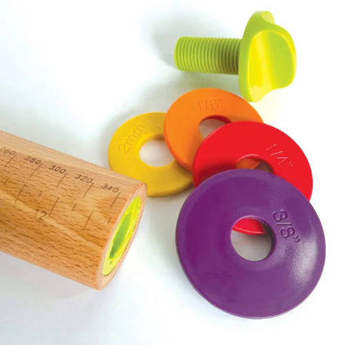 Cake Craft Adjustable Beechwood Rolling Pin