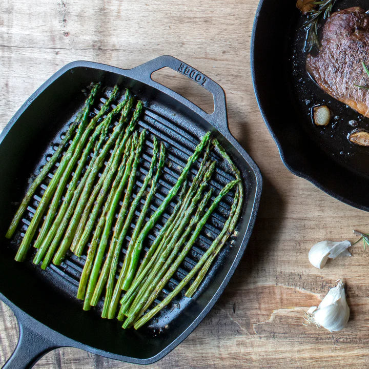 Lodge Cast Iron Square Grill Pan - 26cm