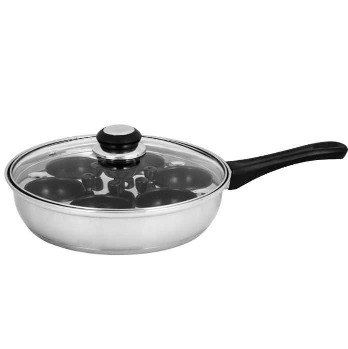Avanti Stainless Steel Egg Poacher - 6 Pods