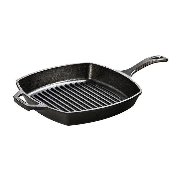 Lodge Cast Iron Square Grill Pan - 26cm
