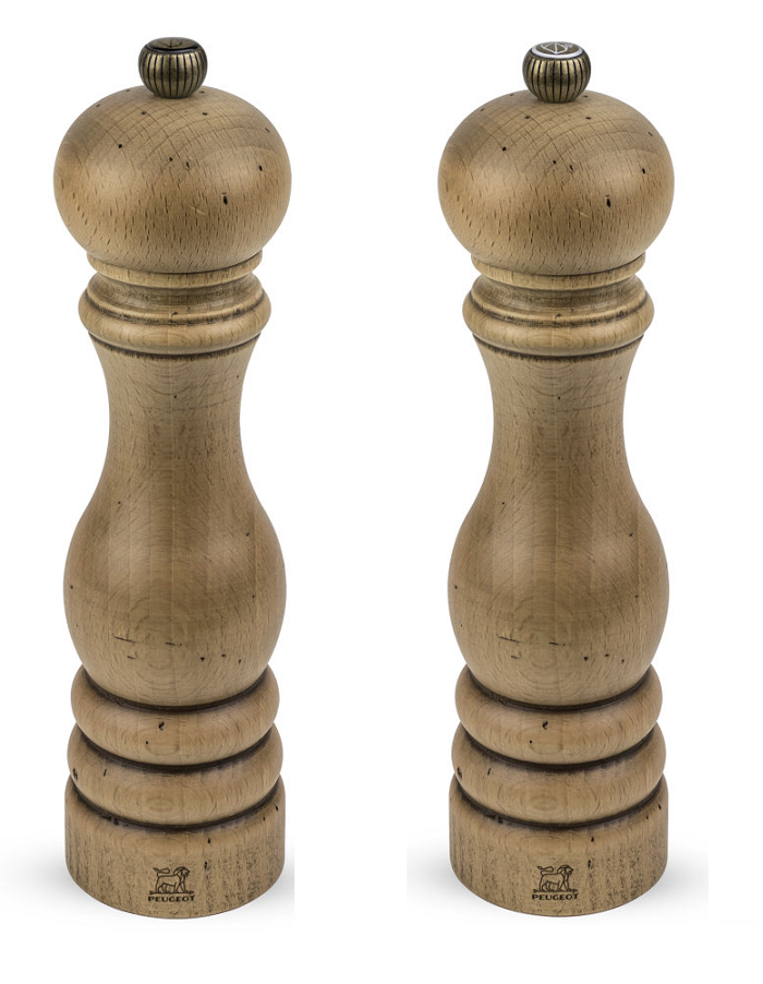 Peugeot Paris Antique Salt and Pepper Mill Set - 3 Sizes