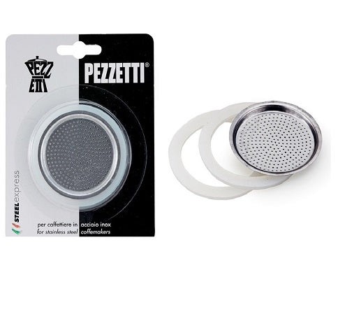 Pezzetti Seal and Filter Pack - Stainless Steel