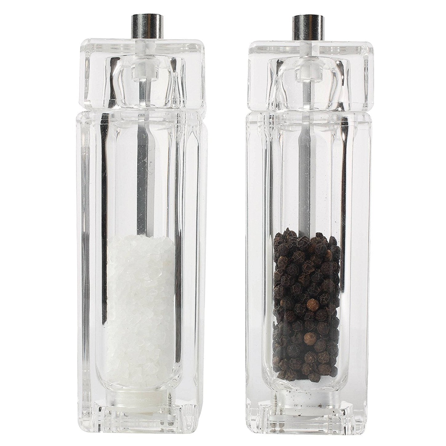 T&G Classic Square Salt and Pepper Mill Set
