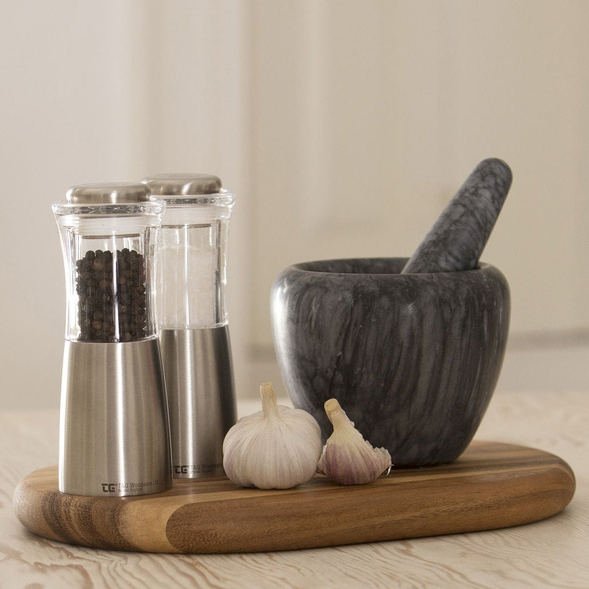 T&G Apollo Salt and Pepper Mill Set - 15cm