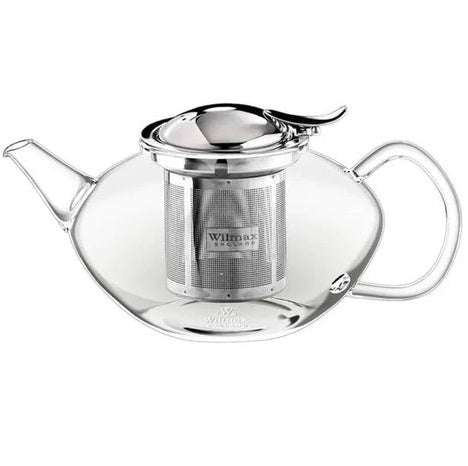 Wilmax Thermo Glass Belly Tea Pot - 1550ml