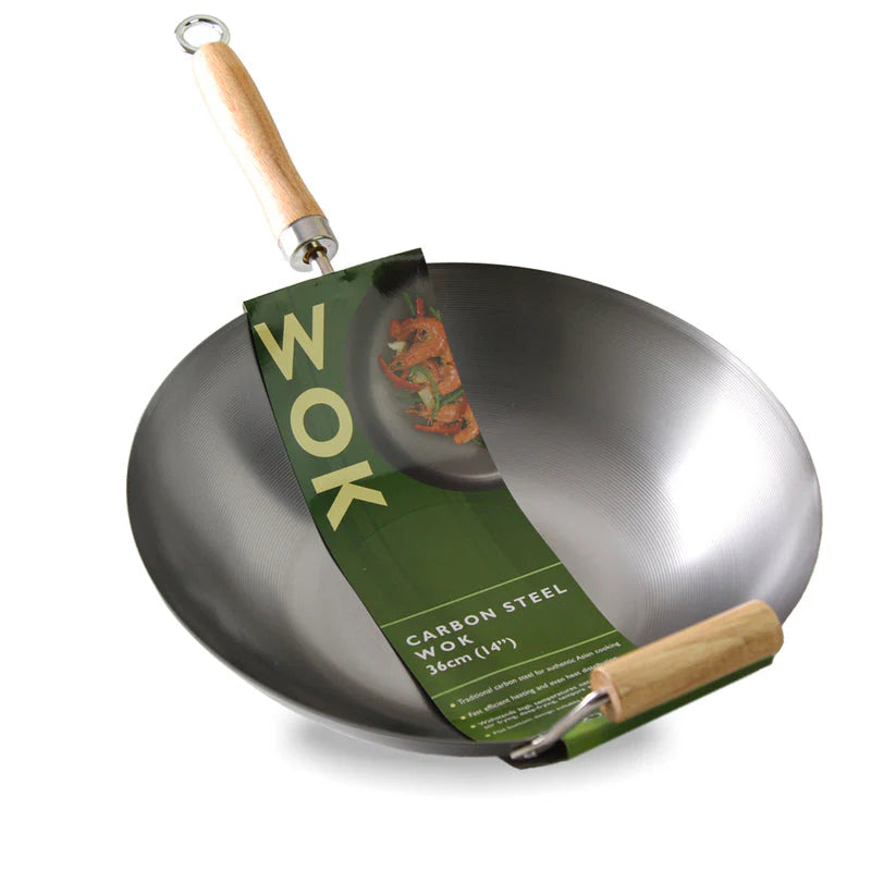 Carbon Steel Wok - 36cm
