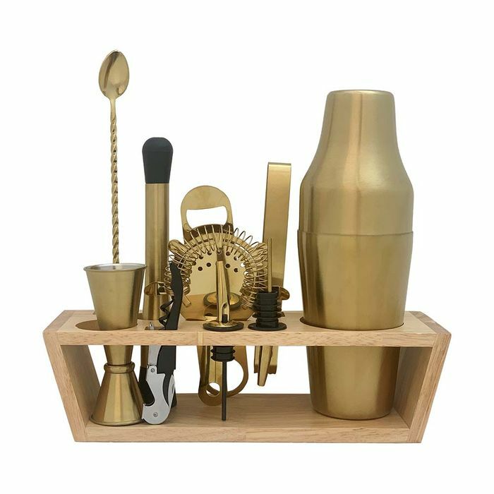 BarTool 11 Piece Cocktail Set - Gold
