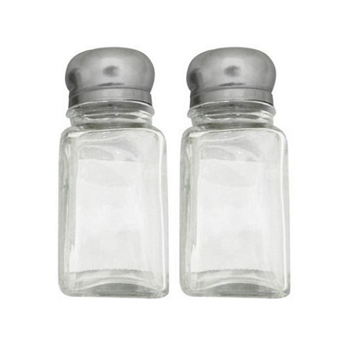 Glass Salt and Pepper Shaker Set