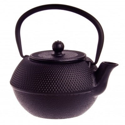 Cast Iron Teapot - Black Hobnail - 500ml