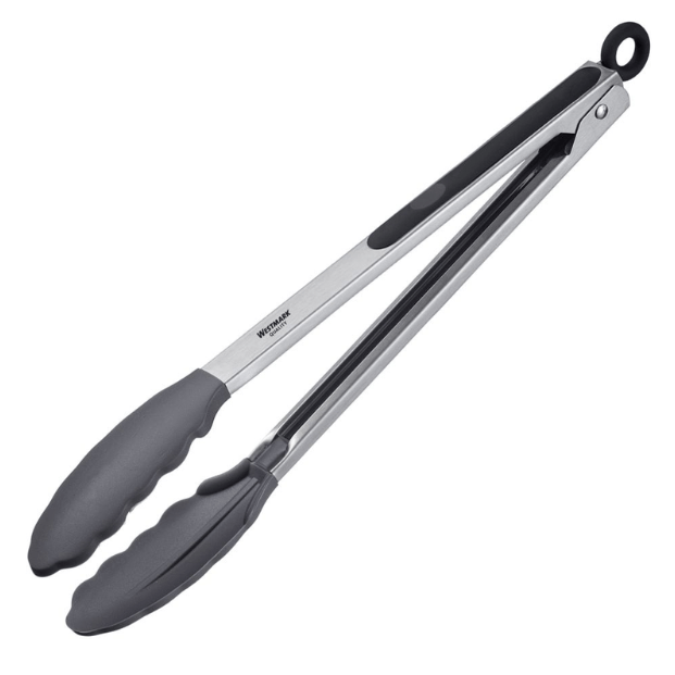 Westmark Stainless Steel Locking Tongs with Silicone Head - 33cm